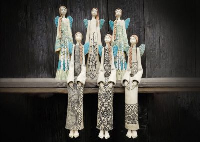 Anioły ceramiczne